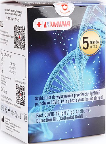 Domowy test na koronawirusa na przeciwciała IgM /IgG przeciwko COVID-19 Lomina