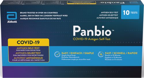 Test na koronawirusa COVID-19 Panbio Ag antygenowy z nosa szybki