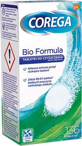 Corega Tabs Bio Formula 136 tabletek = 17 x 8 tabletek w aptekach internetowych