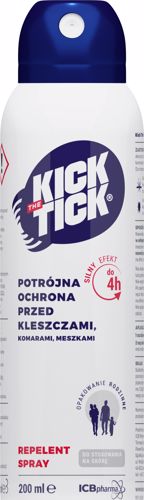 Kick the Tick Potrójna ochrona przed kleszczami, komarami i meszkami