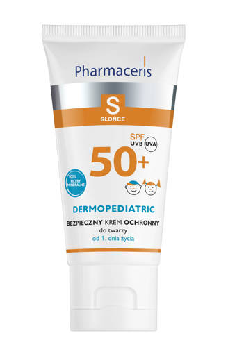Pharmaceris Sun protective face cream bezpieczny krem ochronny do twarzy dla dzieci od chwili narodzin SPF 50+