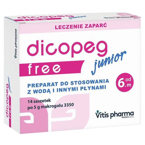 Dicopeg Junior Free Makrogol w proszku do sporządzania roztworu