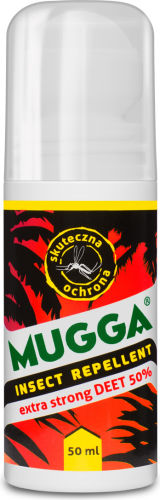 Mugga roll-on 50% mleczko na komary i kleszcze