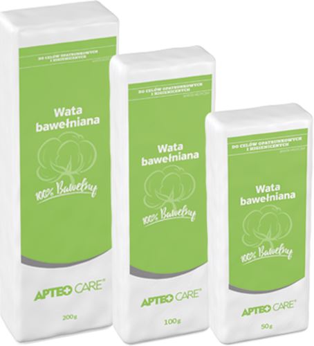 Apteo Care Wata bawełniana 100% bawełny