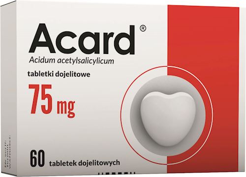 Acard 75 mg 60 tabletek w aptekach internetowych